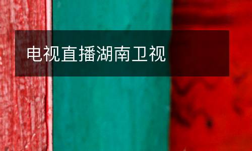 電視直播湖南衛(wèi)視