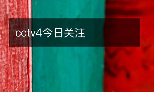cctv4今日關注